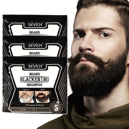 3/5/10pcs Baard Shampoo Verf