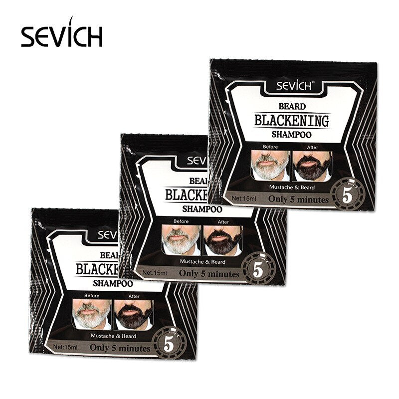 3/5/10pcs Baard Shampoo Verf